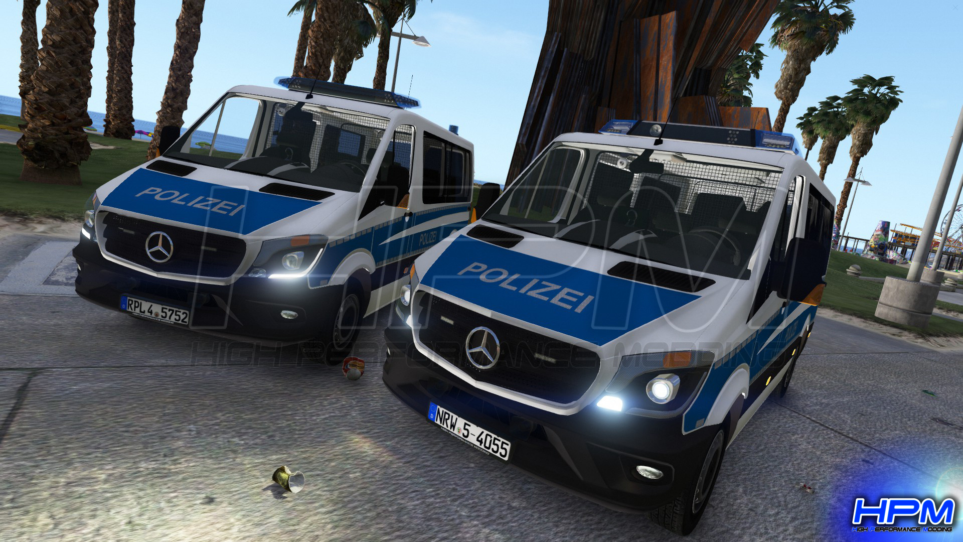 M B Sprinter Polizei Rlp Els Gta Mods